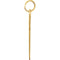 Triangle 14k Yellow Vermeil Pendant