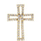 Diamond Cross 14k Yellow Gold Pendant