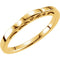 Cut-Out Paisley Peek-a-Boo 3mm Stackable 10k Yellow Gold Ring