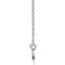 Platinum Snake Necklace, 18"