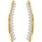 Diamond Ear Climbers, 14k Yellow Gold (0.33 Ctw, H+ Color, I1 Clarity)