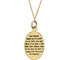 Loss of a Father 14k Yellow Gold Pendant Necklace, 18" (21X15.20 MM)