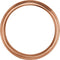 Swiss-Cut Chevron Comfort Fit 6mm Milgrain 14k Rose Gold Band