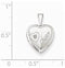 Sterling Silver 'Sister' Diamond Heart Locket