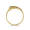 Black Hills Gold Cocktail Ring, 10k Yellow Gold, 12k Green Gold and 12k Pink Gold, Size 10