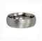 Round Profile with Frosted Finish Titanium 6mm Comfort Fit Band, Size 15.25