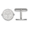 Rhodium-Plated Sterling Silver The Citadel Crest Cuff Links, 15MM