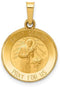 14k Yellow Gold St. Gerard Medal Pendant (18X15MM)