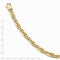 Men's Polished 14k Yellow Gold 8mm Hollow Link Bracelet, 8 "