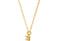 Diamond Solitaire Bar 14k Yellow Gold Necklace, 17.5'' (.10 Cttw)