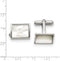 Stainless Steel Mother of Pearl Cuff Links, 17X13MM