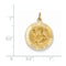 14k Yellow Gold St. Mark Medal Pendant (27X19MM)