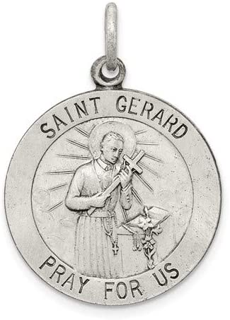 Sterling Silver St. Gerard Medal (30X22MM)