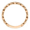 Diamond Beaded Ring, 14k Rose Gold (0.25 Ctw, Color G-H, I1 Clarity)