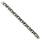 Men's Polished Stainless Steel 10mm Black IP-Plated Bracelet, 8.75"