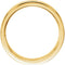 Satin Finish Grooved 6mm Comfort Fit 14k Yellow Gold