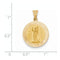 14k Yellow Gold St. John Baptist Medal Pendant (21X18MM)