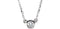 Diamond Solitaire 14k White Gold Pendant Necklace, 18" (1/10 Cttw)