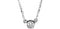 Diamond Solitaire 14k White Gold Pendant Necklace, 18" (.16 Cttw)