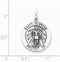 Sterling Silver Antiqued Saint Florian Medal (26X20MM)