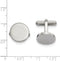 Stainless Steel Circle Cuff Links, 15.3X15.27MM