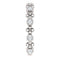 Diamond Beaded Ring, Rhodium-Plated 14k White Gold (0.25 Ctw, G-H Color, I1 Clarity)