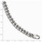 Men's 14k White Gold 8.5mm Beveled Curb Bracelet, 8 "