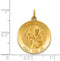 14k Yellow Gold St. Matthew Medal Pendant (27X19MM)