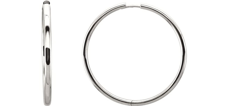 Hoop Earrings, Sterling Silver (29mm)