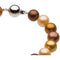 Multi-Color Earthtone Freshwater Cultured Pearl Bracelet, 7.75" (10.0-11.0 MM)