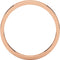 10k Rose Gold 2.5mm Slim-Profile Flat Band