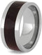 Ruby Redwood Burl 10mm Comfort-Fit Titanium Wedding Band, Size 9.25