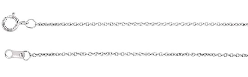 Platinum Diamond Solitaire Heart Pendant Necklace, 16" ( .01 Cttw)