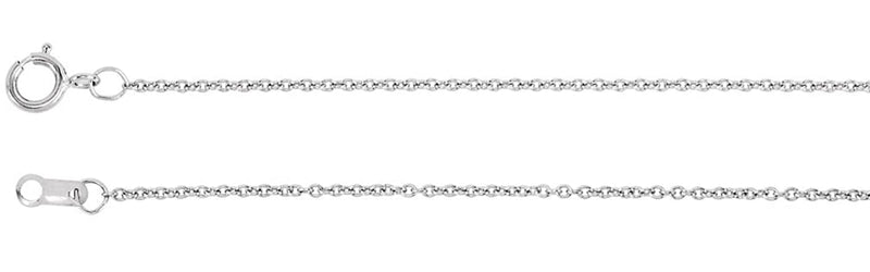 Diamond Double Sideways Cross Rhodium-Plated 14k White Gold Necklace, 18" (.20 Ctw, HIJ Color, I3 Clarity)