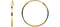 Petite Endless Hoop Earrings, 14k Yellow Gold (15mm)