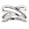 Negative Space Ring, Rhodium-Plated 14k White Gold, Size 8