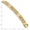 Men's Polished and Satin 14k Yellow Gold 10.1mm Link Bracelet, 8.75"