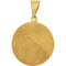 14k Yellow Gold Head Of Christ Medal Round Pendant (34X24MM)