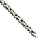 Men's Brushed Stainless Steel 9mm Link Bracelet, 8"