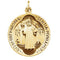 14k Yellow Gold St. Benedict Medal (18.5 MM)