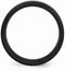 Brushed Titanium Black IP 8mm Grooved Comfort-Fit Comfort-Fit Band, Size 8