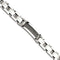 Men's Brushed and Polished Stainless Steel 13mm Wire ID Bracelet, 8.5"