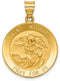 14k Yellow Gold Saint Michael Medal Pendant (32X22 MM)