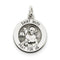 Sterling Silver Antiqued St. Mark Medal (20X15MM)