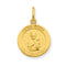 Sterling Silver and 24k Gold -plated Matka Boska Medal