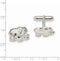 Sterling Silver CZ Elephant Cuff Links, 17.7X19.3MM