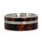 Ironwood, Titanium Pinstripe 8mm Comfort Fit Titanium Band, Size 4.5