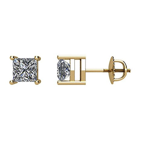 Diamond Stud Earrings, 14k Yellow Gold (.33 Cttw, Color GH, Clarity SI2-SI3)