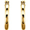 Tube Hoop Earrings, 14k Yellow Gold (15mm)