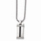 Edward Mirell Black Titanium and Cable Pendant Necklace, 20"